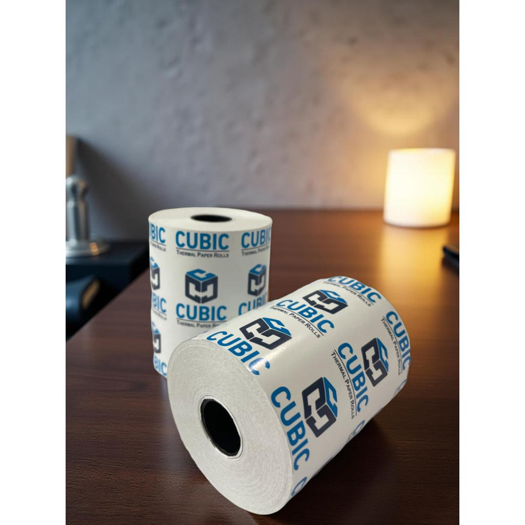 Cubic Thermal Paper Rolls | 78mm x 45m | 55 GSM | Pack of 2