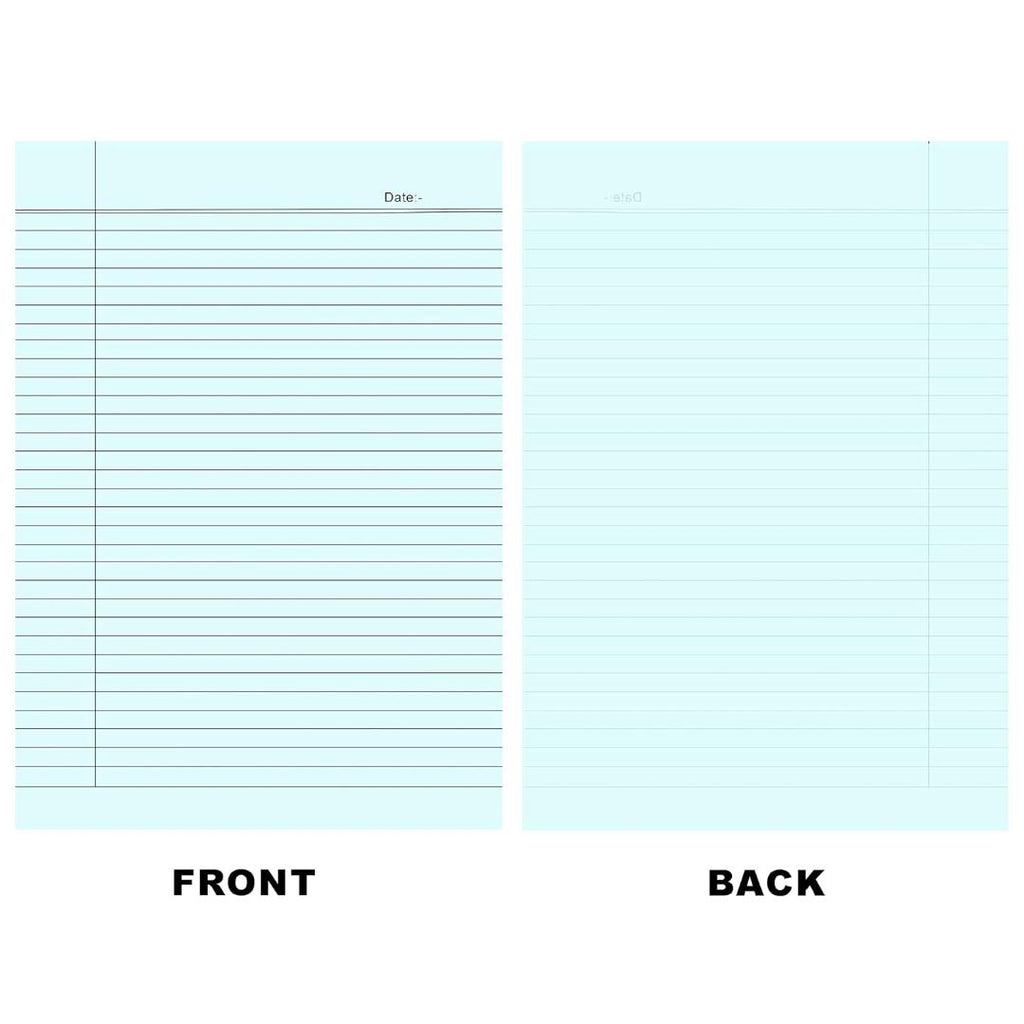 Cubic A4 Multicolour Ruled Paper | Smooth Writing Sheets | Pack of 40