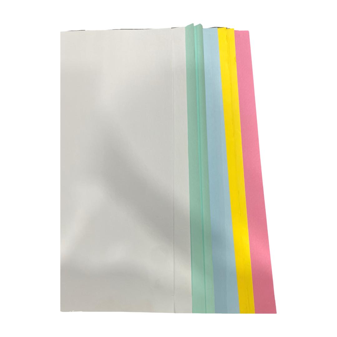 Cubic Chart Paper | 22 x 28 Inches | White & Coloured Sheets | Pack of 10