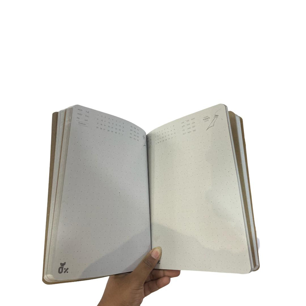 Cubic Eco-Friendly Cork Flexible Notebook | Stylish & Durable Journal