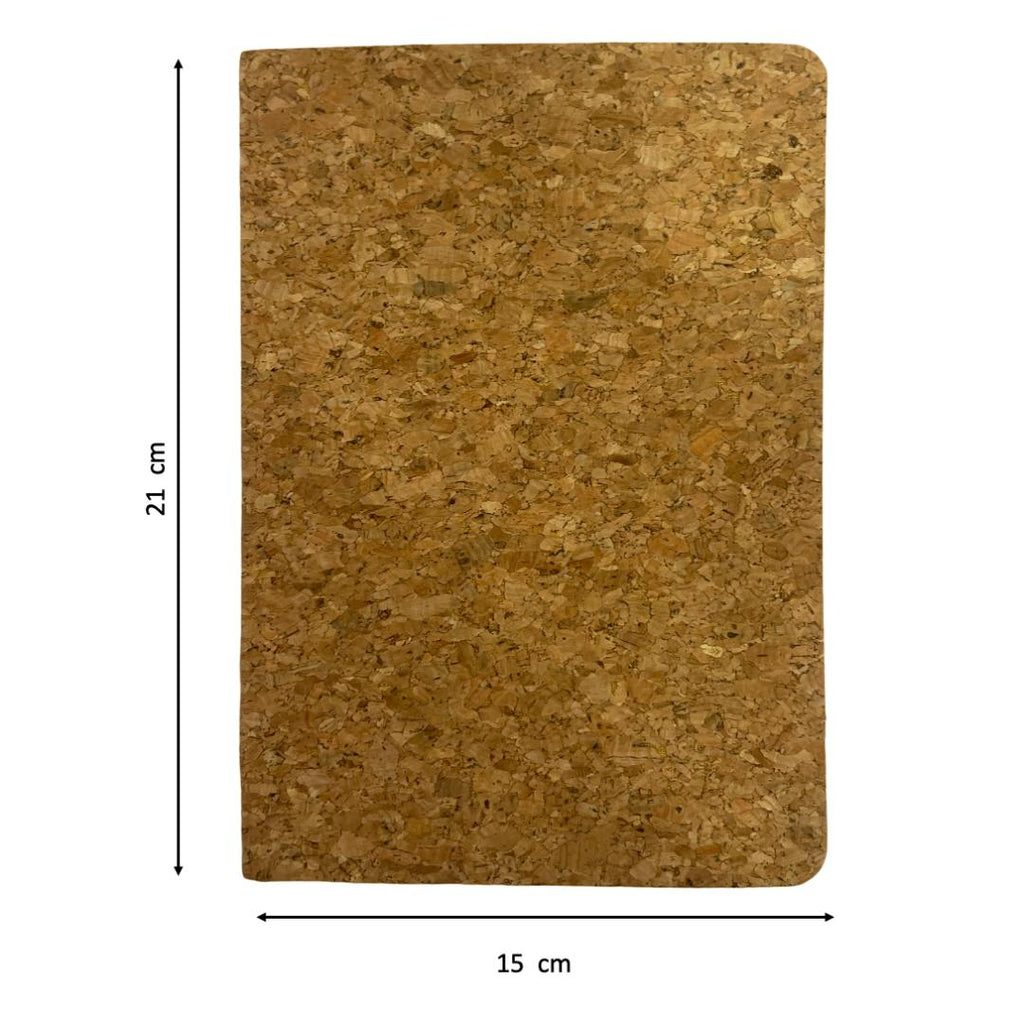 Cubic Eco-Friendly Cork Flexible Notebook | Stylish & Durable Journal