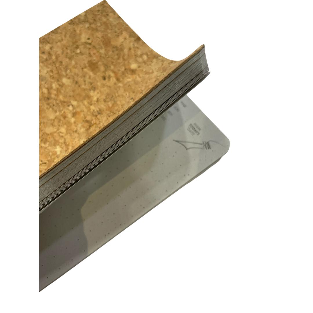 Cubic Eco-Friendly Cork Flexible Notebook | Stylish & Durable Journal