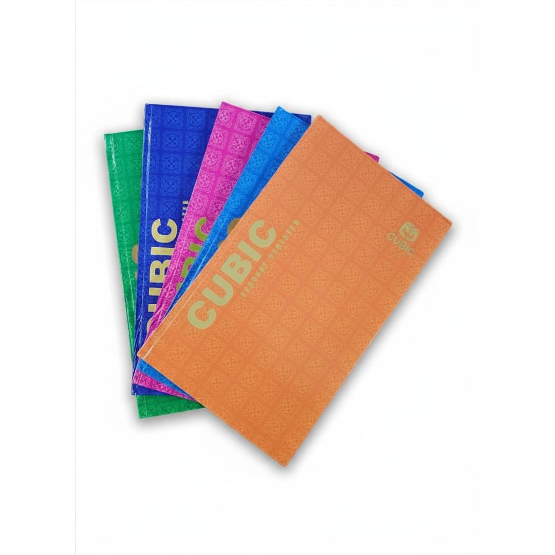 Cubic Register Notebook | Multicolor | Multiple Quire