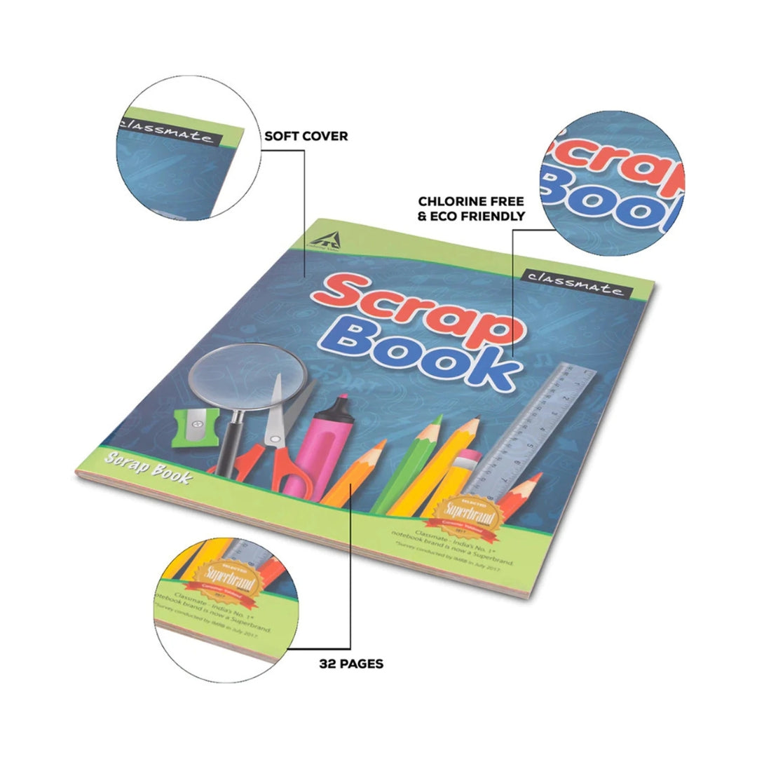 Classmate Scrap Book | Soft Cover Drawing and Activity Book