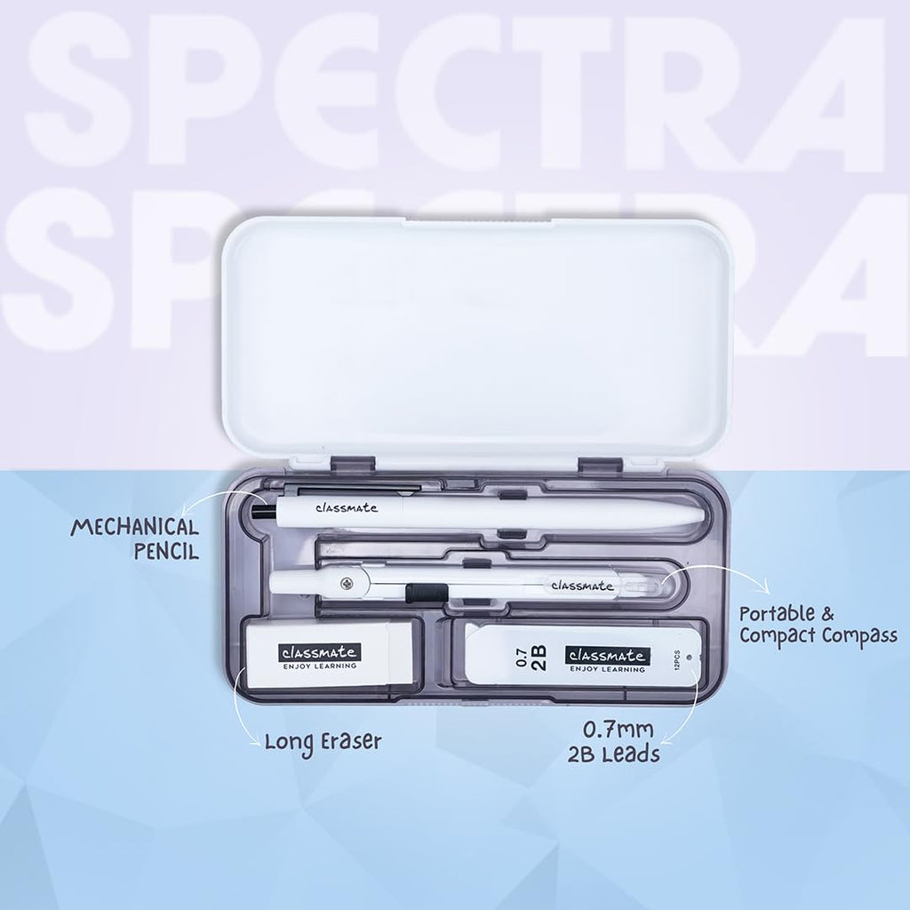 Classmate Spectra Geometry Box | Premium Mathematical Instrument Set