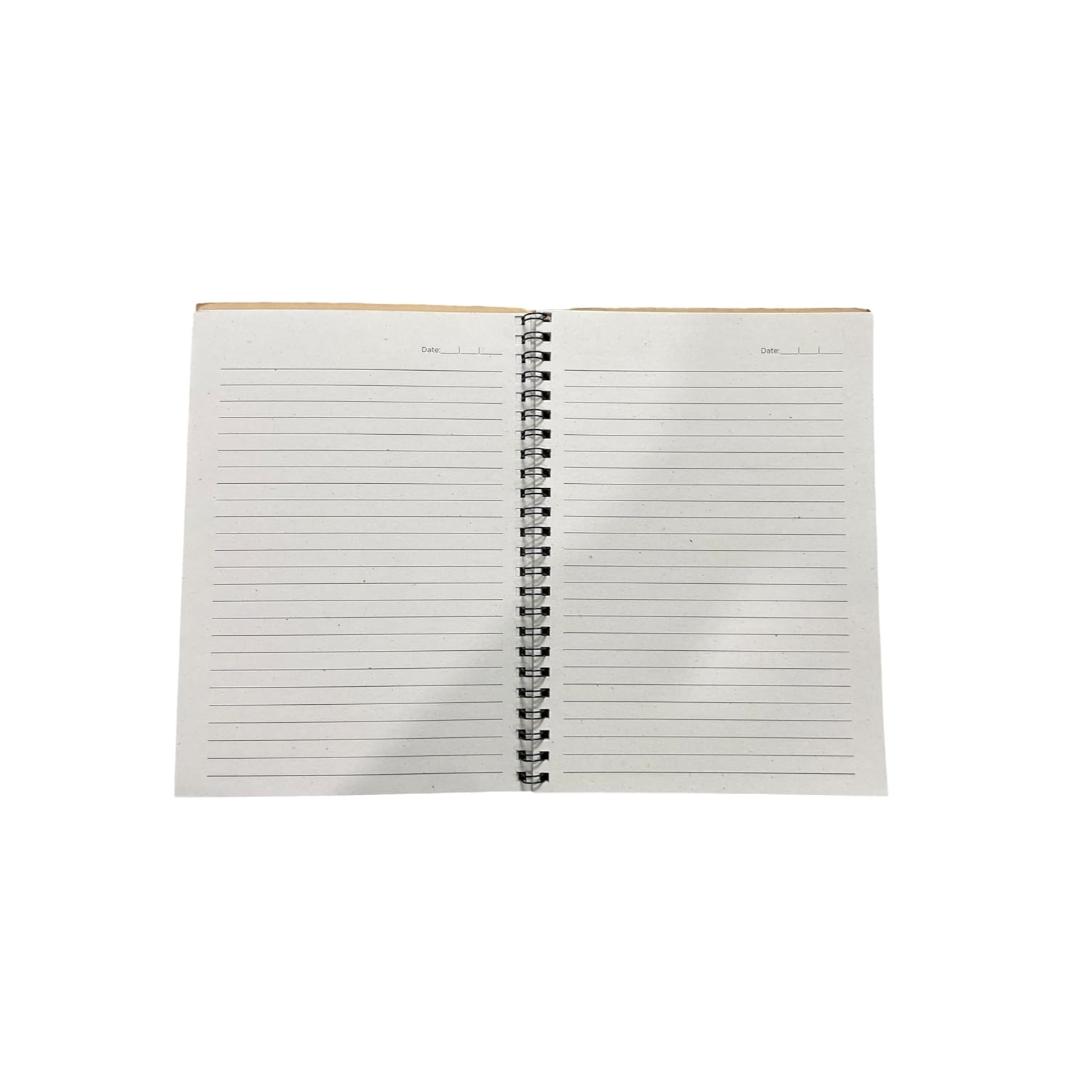 CUBIC Eco Spiral Notebook | Ruled | 14.8 × 21 cm | Pack of 1