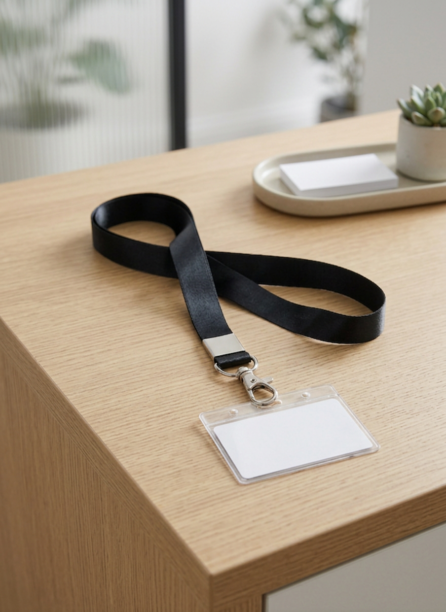 CUBIC Satin ID Card Lanyard | 45 cm | Pack of 1