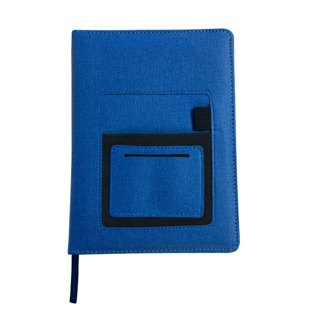 CUBIC Mobile Pouch Notebook | Fabric Cover with Phone & Card Pocket