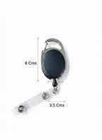 CUBIC Oval Yoyo Retractable ID Card Badge Reel | Pack of 1