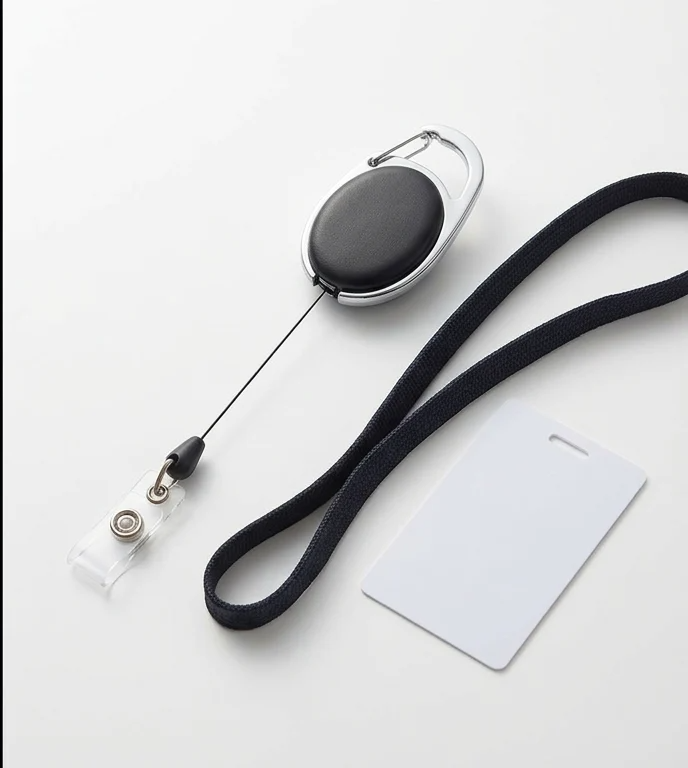 CUBIC Oval Yoyo Retractable ID Card Badge Reel | Pack of 1