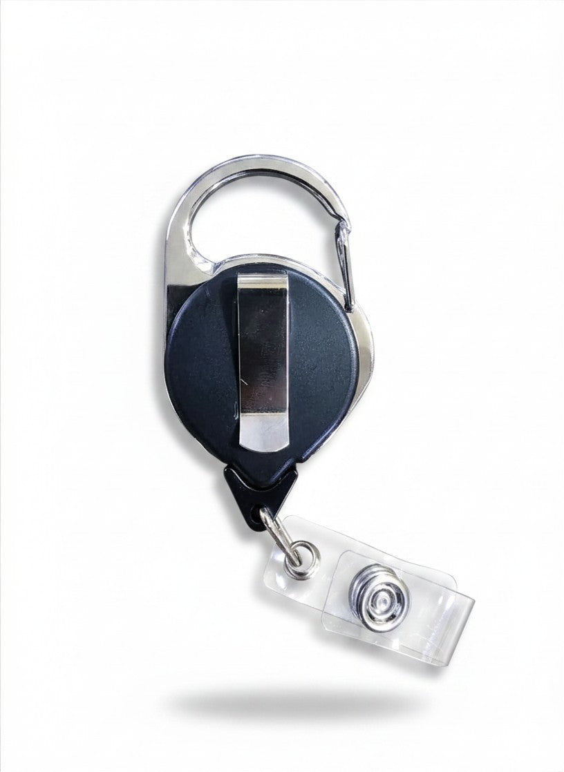 CUBIC Oval Yoyo Retractable ID Card Badge Reel | Pack of 1