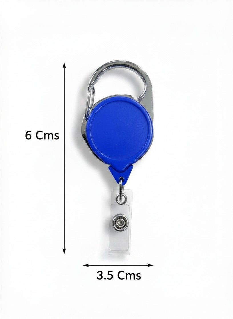 CUBIC Round Yoyo Retractable Badge Reel with Hook | Pack of 1