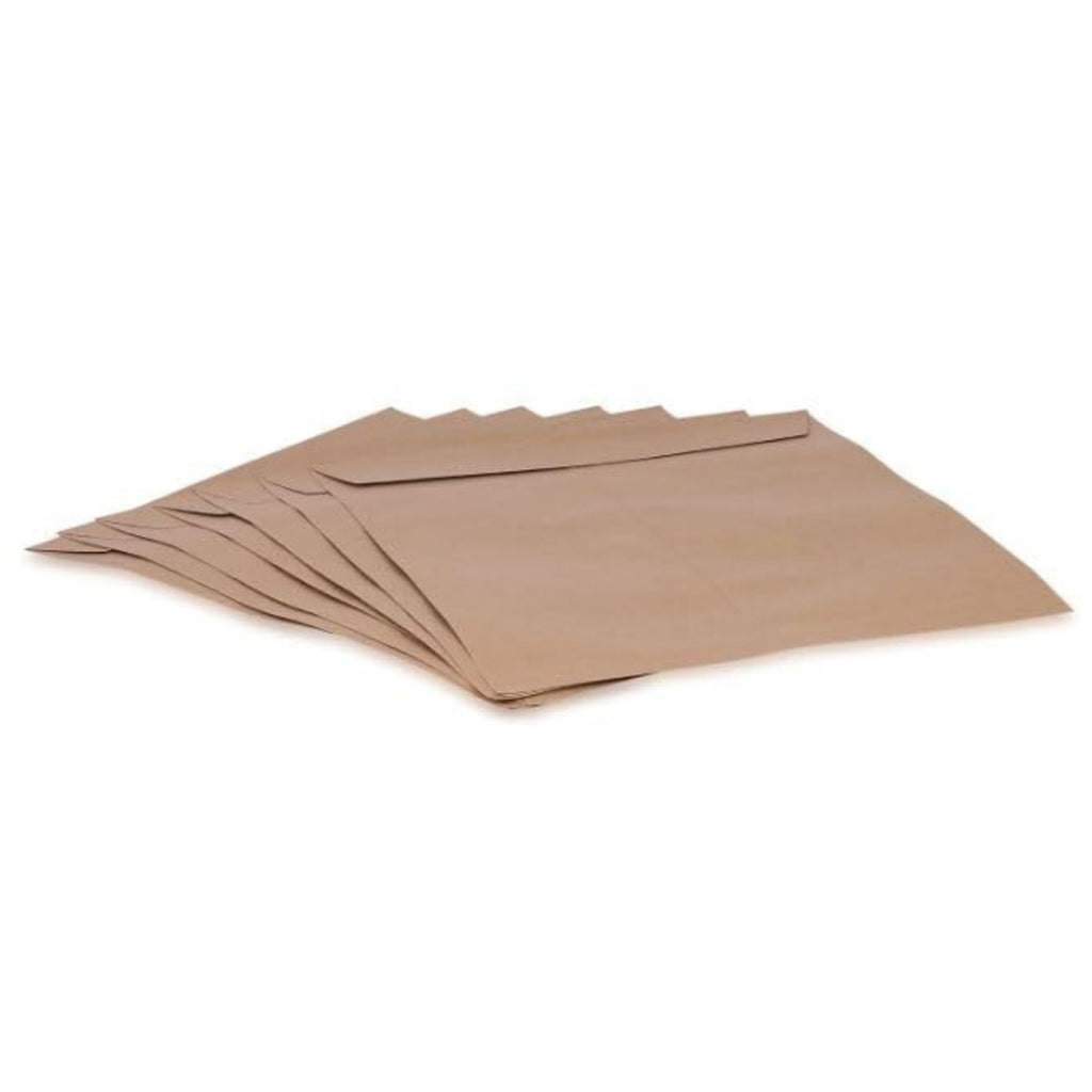 CUBIC Brown Envelope 16 x 12 Inch | Pack of 50 Large Document Envelopes