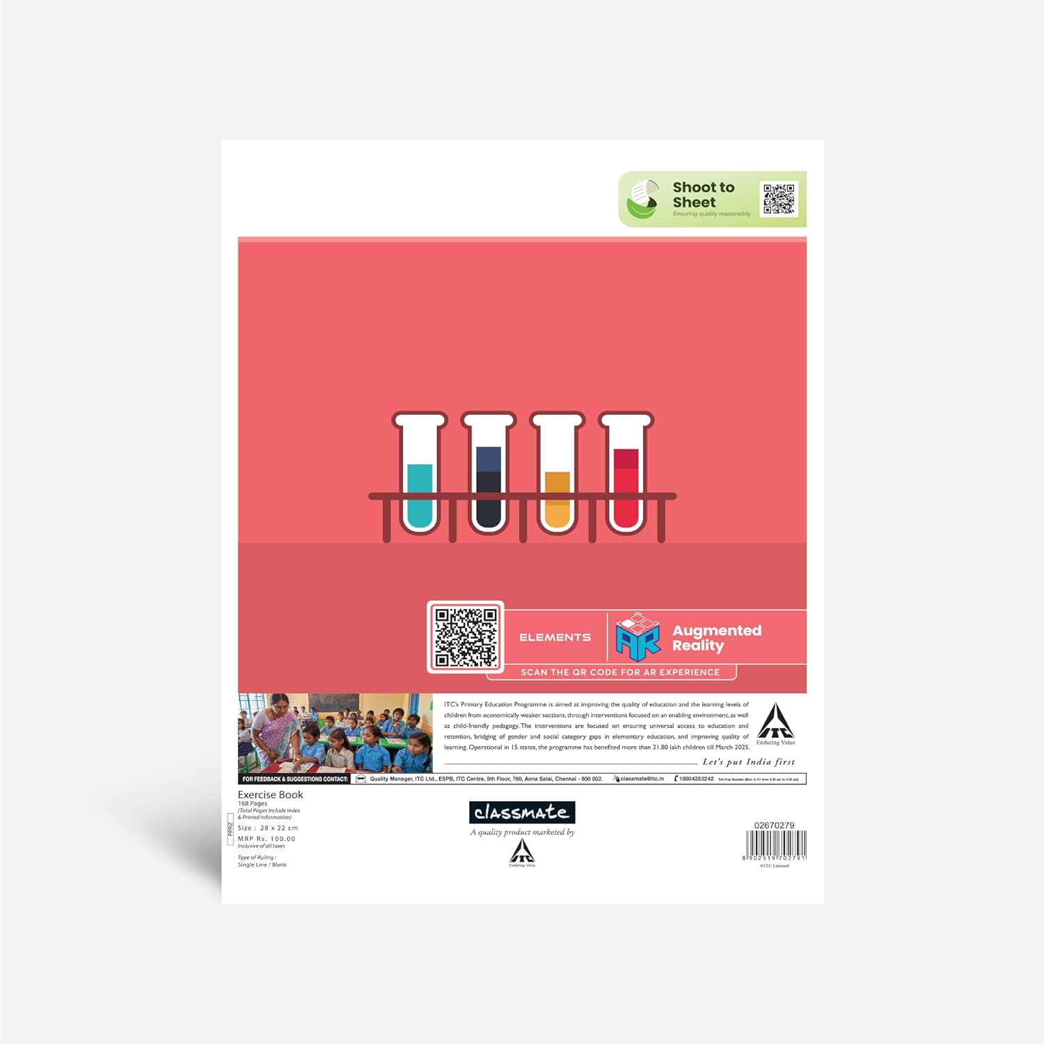 Classmate Chemistry Practical Book | 265 x 215 mm