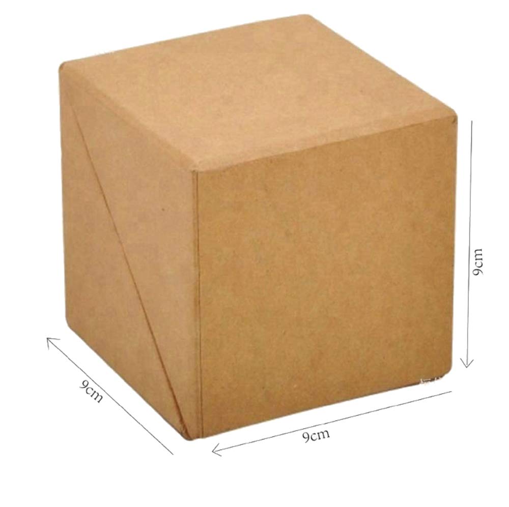 Gravity Eco-Friendly Wooden Sticky Notes Cube with Page Markers & Pen Stand