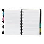 CUBIC A5 Wiro Notebook | 5 Subject | 300 Pages | Black
