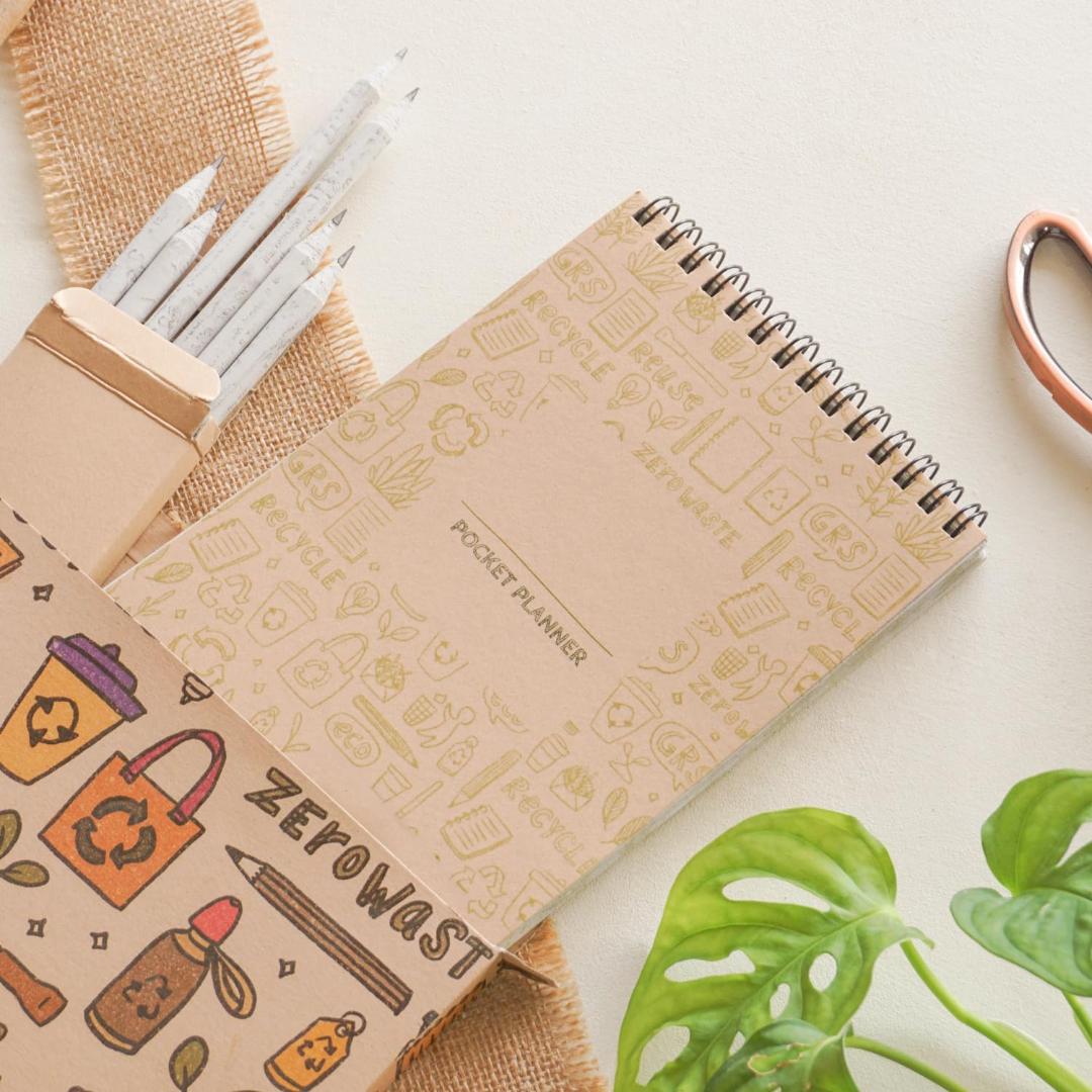 CUBIC Eco-Friendly Pocket Planner | 14.8 × 21 cm