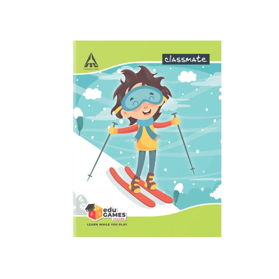 Classmate Double Line Hard Bound Notebook | 240 x 180 mm