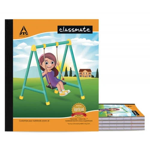 Classmate Three Line Soft Bound Notebook | 240 x 180 mm