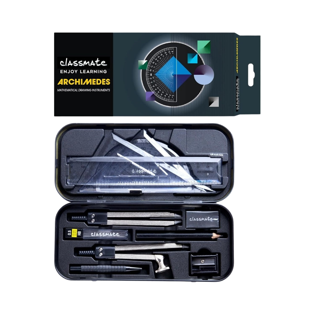 Classmate Archimedes Geometry Box | Precision Mathematical Instrument Set