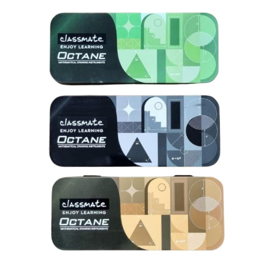 Classmate Octane Geometry Box | Mathematical Instrument Set for Students