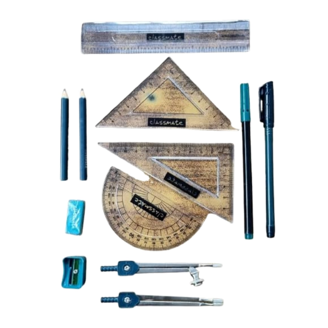 Classmate Octane Geometry Box | Mathematical Instrument Set for Students