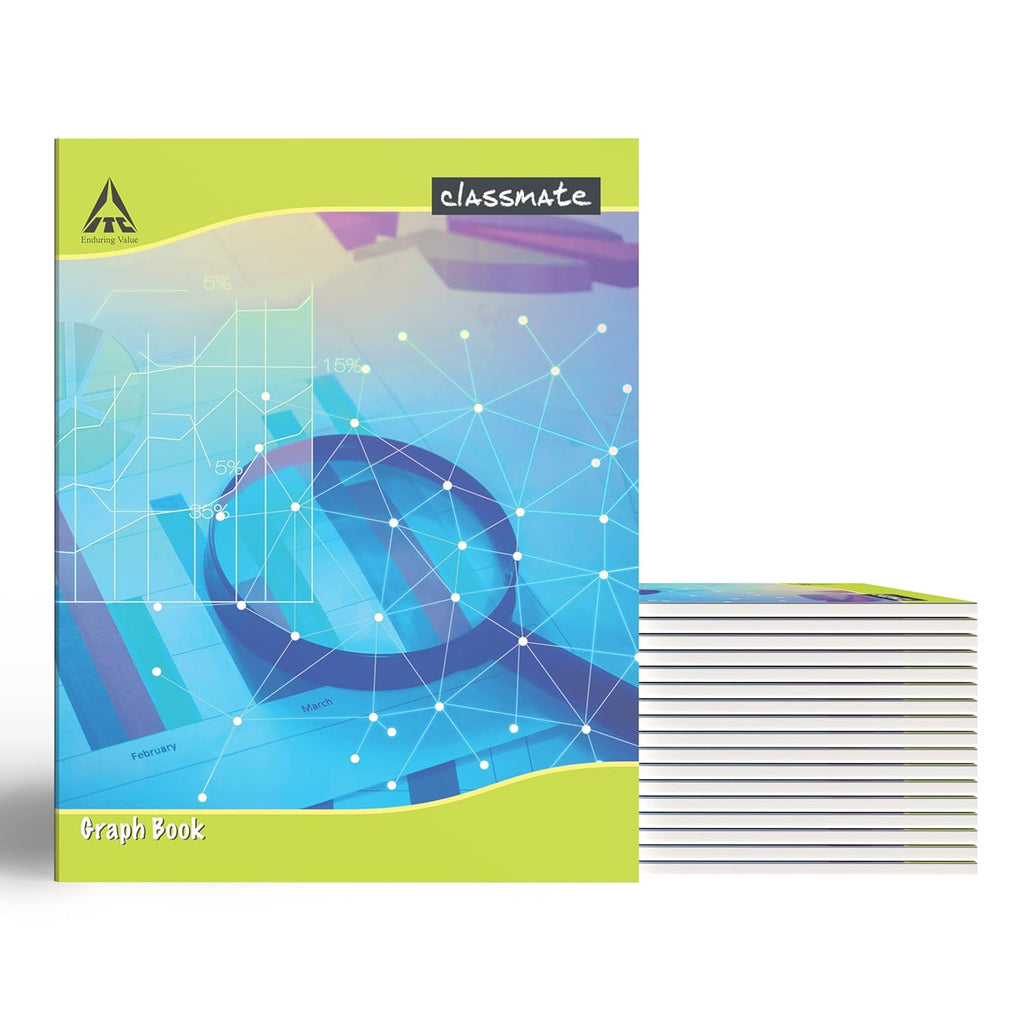 Classmate Graph Book 1 Inch Square Single Line | 210 x 170 mm