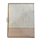 Cubic Jute File | Eco-Friendly Organizer with Button Closure | FS