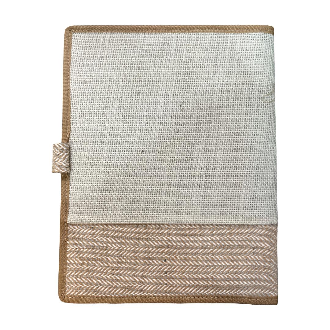 Cubic Jute File | Eco-Friendly Organizer with Button Closure | FS