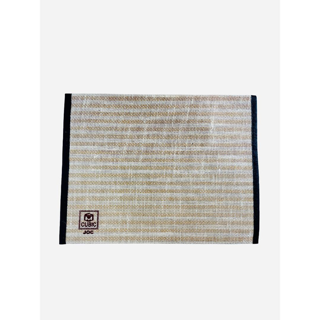 Cubic Jute File | FS Size Organizer with Black & Red Velcro Closure