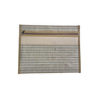 Cubic Jute File | Eco-Friendly File Organizer with Zipper Pocket