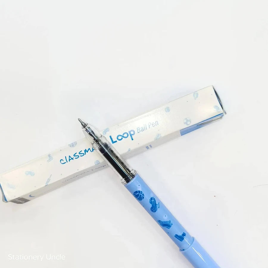 Classmate Loop Ball Pens | Smooth Writing 0.7 mm Blue Ball Pens