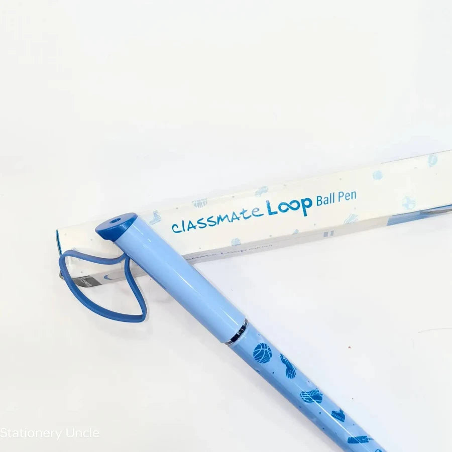 Classmate Loop Ball Pens | Smooth Writing 0.7 mm Blue Ball Pens