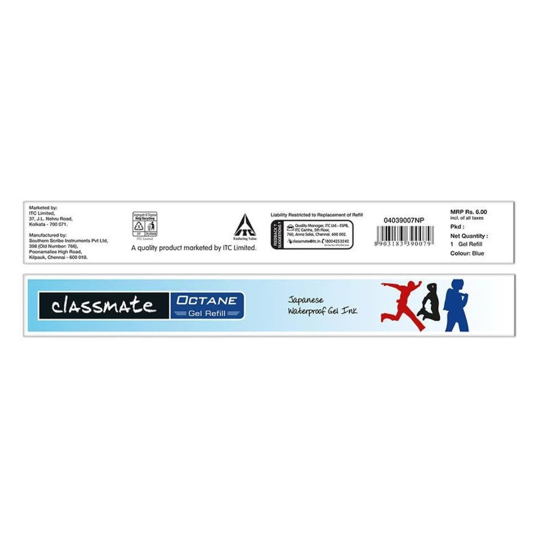 Classmate Octane Gel Pen Refills | Smooth Writing Gel Ink Refills