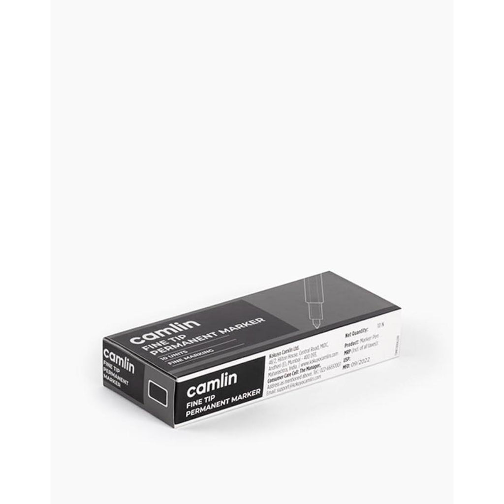 Camlin OHP Marker Pen | Black | Pack of 10