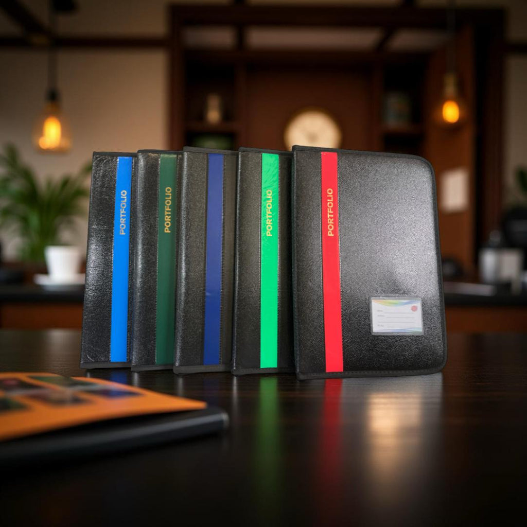 Cubic Portfolio File | Durable Office Organizer | 10, 20, 30 & 40 Leaves