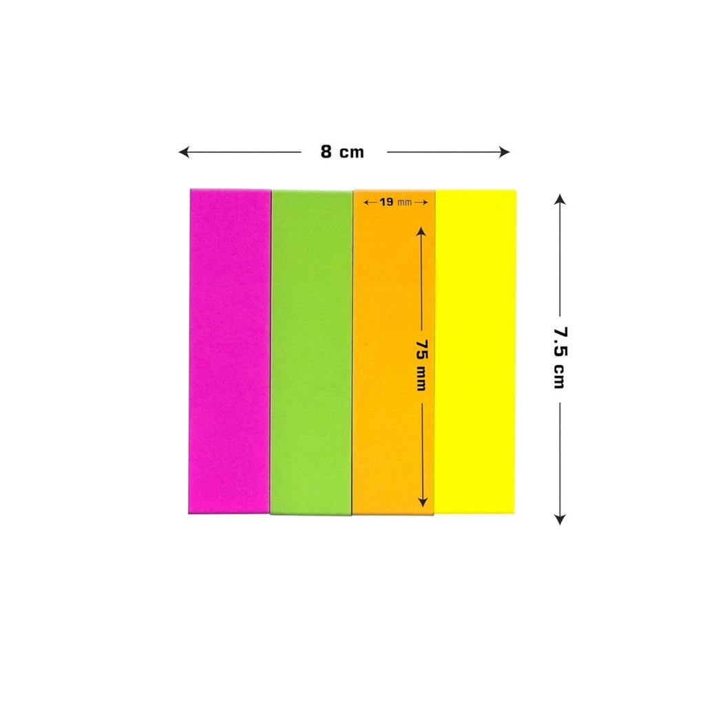 Cubic Prompt Sticky Notes – Multicolour Page Markers (Pack of 10)