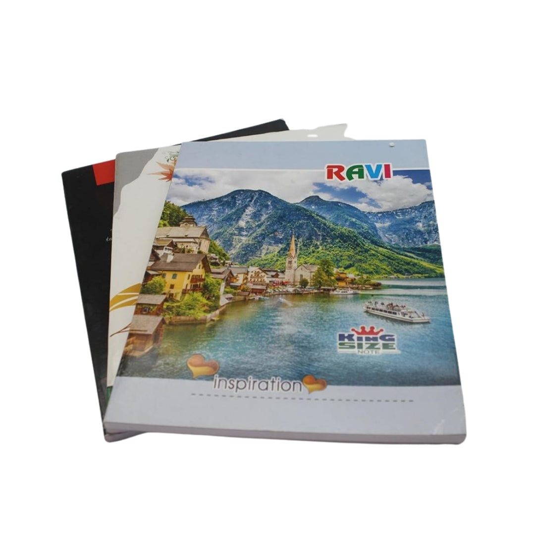 Ravi King Size Notebook | Single Ruled | 80 Pages | Pack of 12