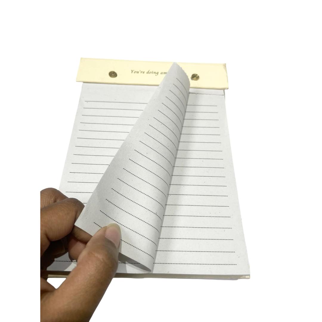 CUBIC Refillable Eco Notepad | Hardboard Cover | 19.5 × 14.5 cm
