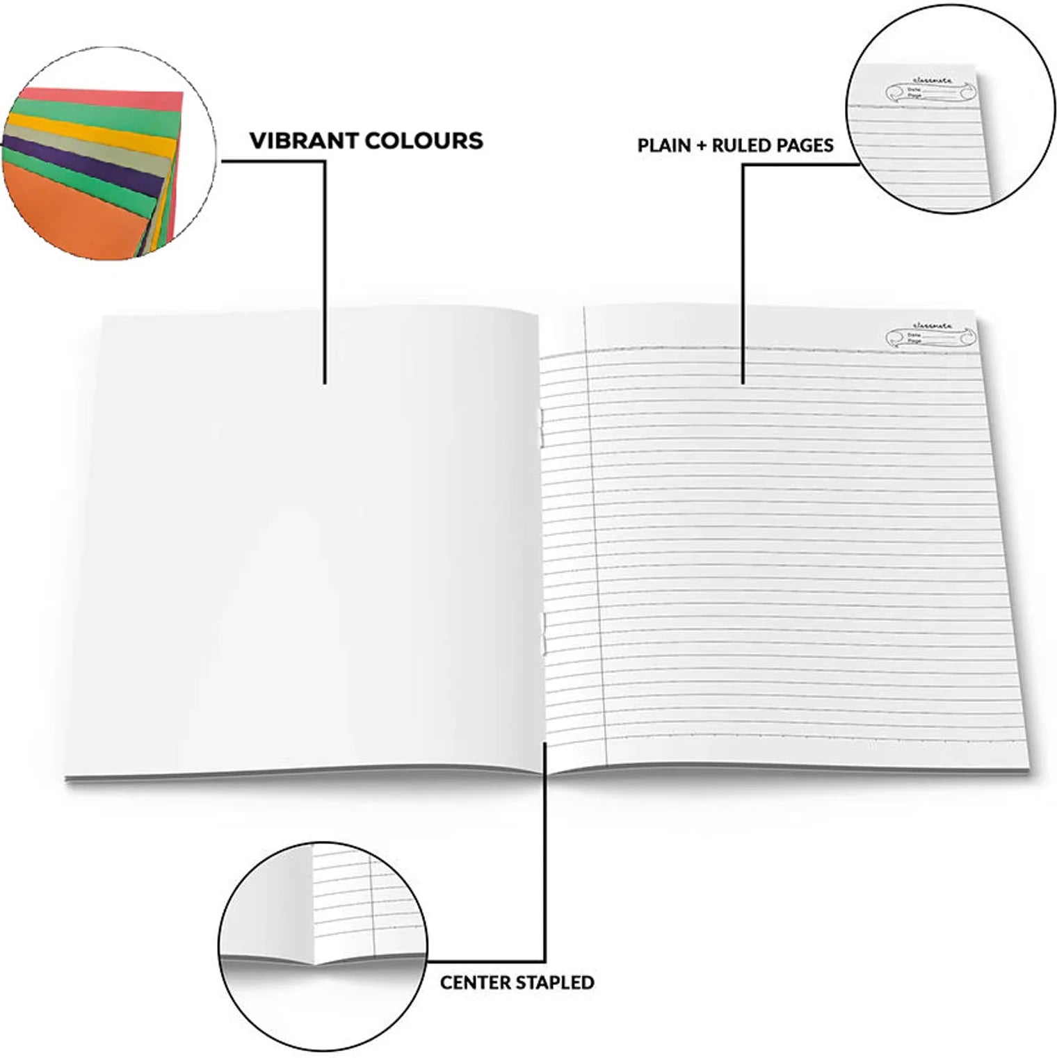 Classmate Scrap Book | Soft Cover Drawing and Activity Book