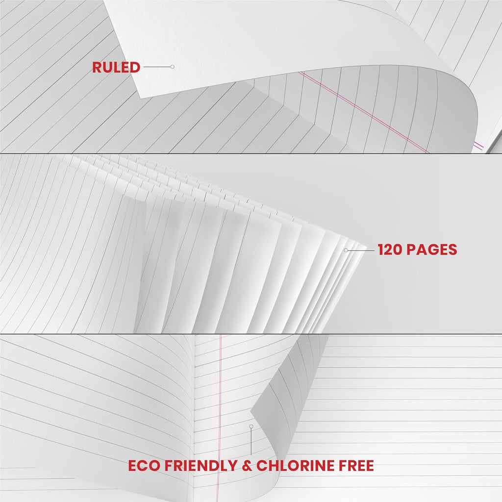 Classmate Single Line Interleaf Soft Bound Notebook | 240 x 180 mm