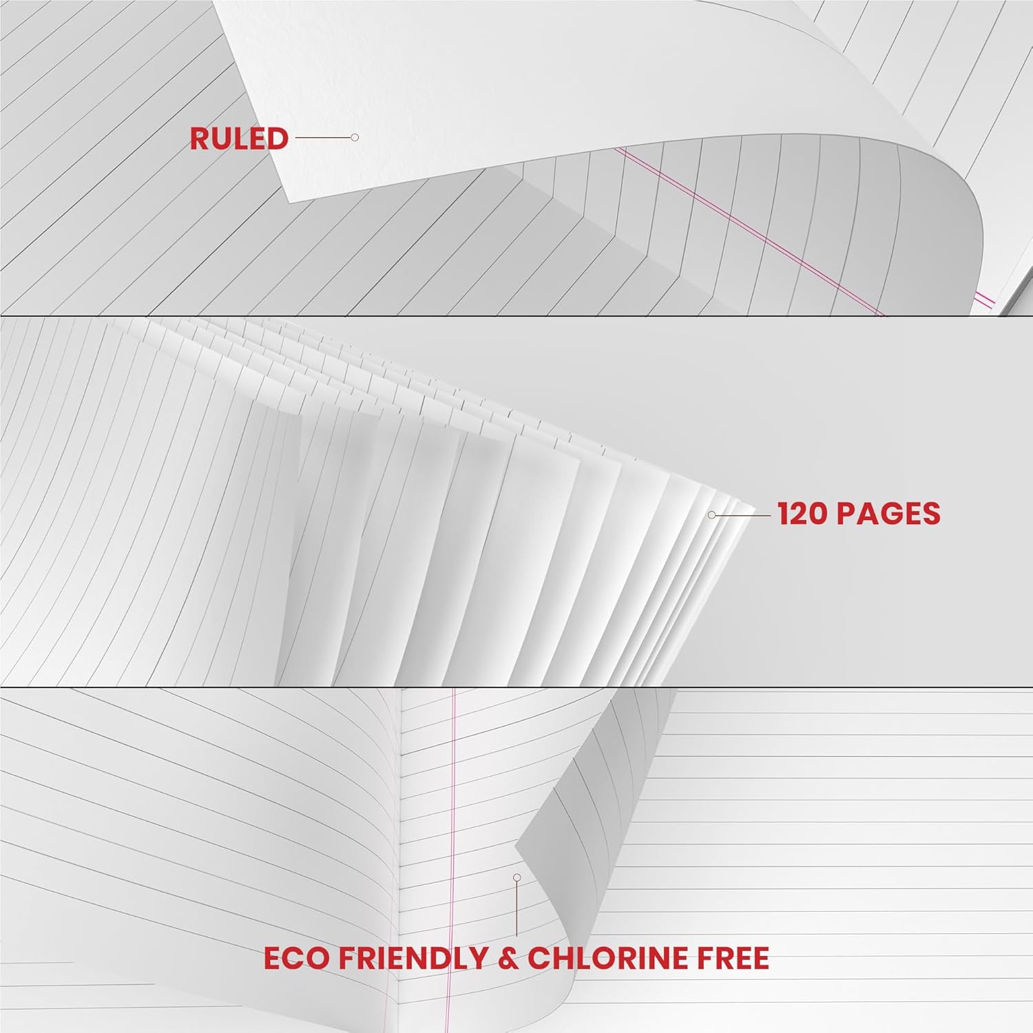 Classmate Single Line Interleaf Soft Bound Notebook | 240 x 180 mm