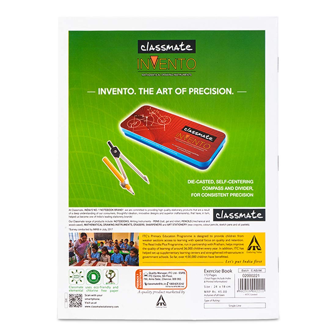 Classmate Single Line Soft Bound Notebook | 240 x 180 mm