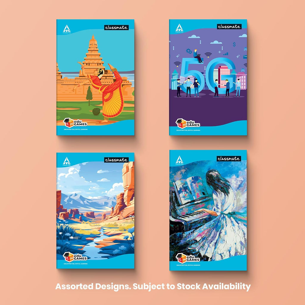 Classmate Single Line Soft Bound Longbook | 314 x 194 mm