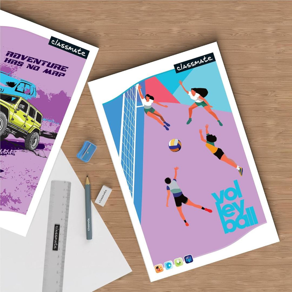 Classmate Longbook | Single Line | Soft Cover | 330 × 210 mm