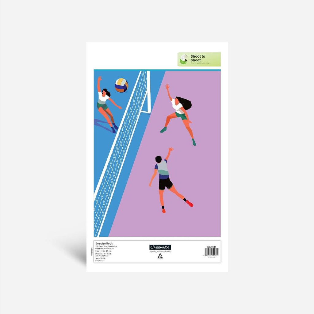Classmate Longbook | Single Line | Soft Cover | 330 × 210 mm