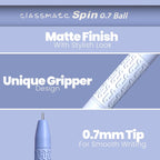Classmate Spin Ball Pens | Smooth Writing 0.7 mm Ball Pens