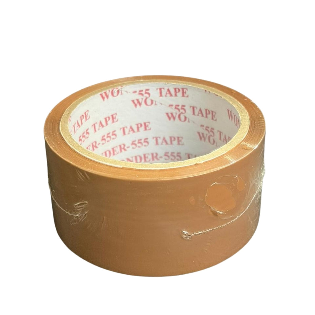 Cubic Brown BOPP Packing Tape 1.5 Inch | Set of 8