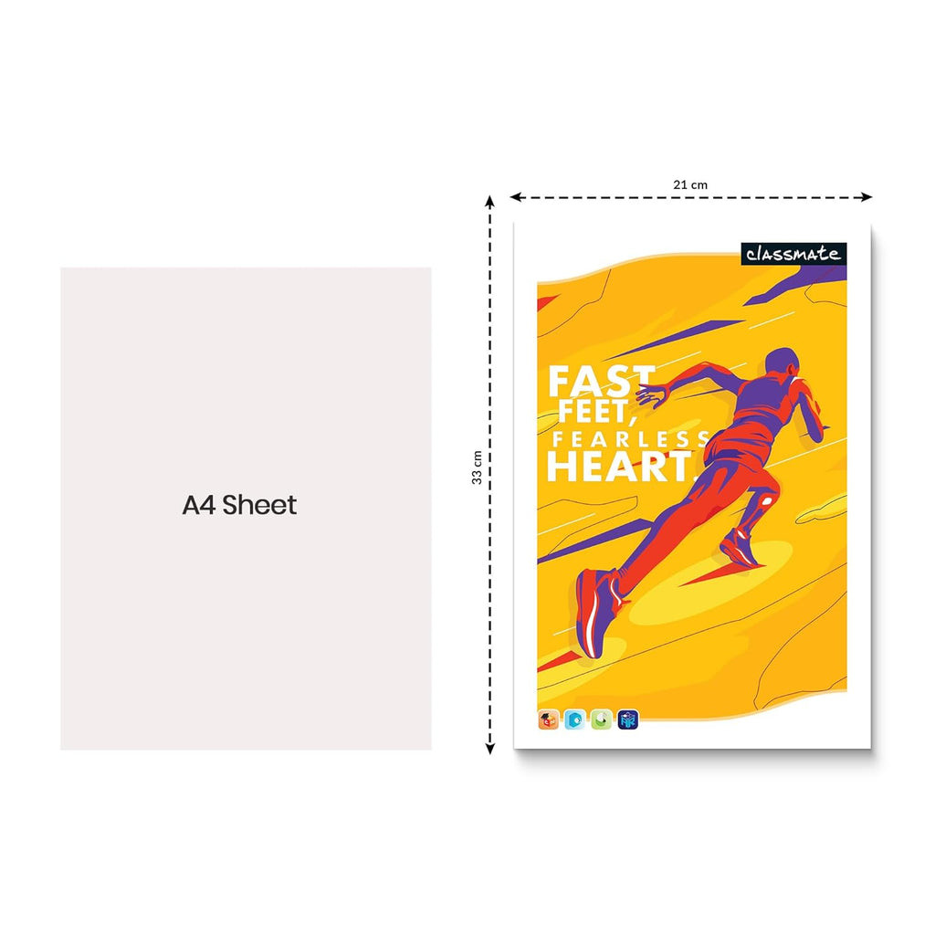 Classmate Longbook | Unruled | Hard Cover | 330 × 210 mm