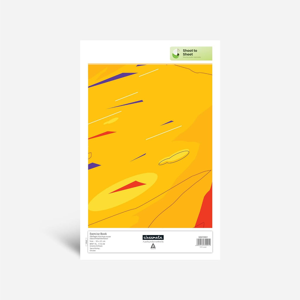 Classmate Longbook | Unruled | Hard Cover | 330 × 210 mm